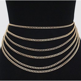Sexy Waist Chain Women Layer Belly Chain 2017 New  Fashion Accessories Layers Body Chain Jewelry For Women