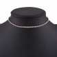 Simple Design Crystal Beads Choker necklace women Statement necklace Sparkly Rhinestone chocker wedding jewellery
