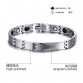 Simple fashion trend of color steel bracelet 8MM tungsten bracelet for men WBRM-005