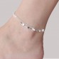 Summer hot sale New Fashion Foot jewelry silver plated heart beads mix design anklet gift for Women A-25