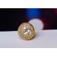 TT Fashion New 2017 High quality Jewelry Round Cubic Zirconia Gold-color Lead free Brass Engagement rings for women