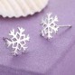 Tomtosh 2016 new design silver plated carved jewelry snowflake earrings for women ear girlfriend love gifts boucle d'oreille