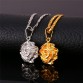 U7 Indian Jewelry Set Dubai Gold Color Jewelry Trendy Party Flower Earrings And Necklace Set For Women Gift S694