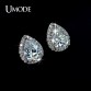 UMODE Fshion Water Drop Design Top Quality Earrings Cubic Zircon Stud Earring for Women Boucle D'oreille Pendientes Mujer UE0026