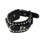 Wholesale 2017 New Design Unisex Punk Style Rivet Stud Leather Belt Bracelets Wristband For Women Man Charm Bracelets Pulsera