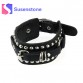 Wholesale 2017 New Design Unisex Punk Style Rivet Stud Leather Belt Bracelets Wristband For Women Man Charm Bracelets Pulsera