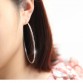 Wholesale 925 Sterling Silver Polish Round Hoop Earrings Women Jewelry Diameter 15/20/25/30/40MM Size Choose GNE9396