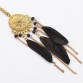 livera New Fashion Feather Necklace National Style Creative Chain Tassels Pendant Long Chain Necklaces Women Colorful Necklace